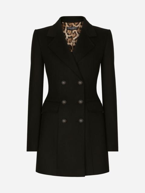 Wool and cashmere Turlington jacket