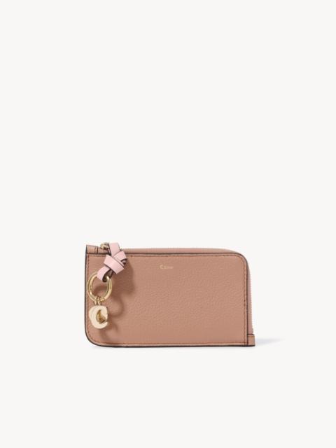 Chloé ALPHABET WALLET IN GRAINED LEATHER