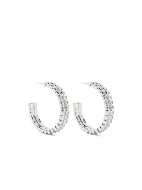 Rosantica crystal-embellished hoop earrings