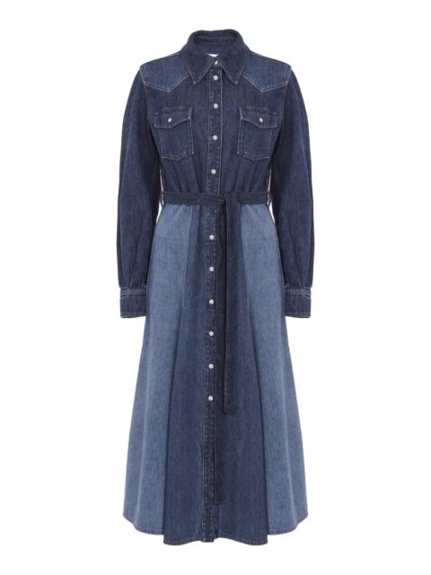 Chloé BELTED MIDI SHIRT DRESS