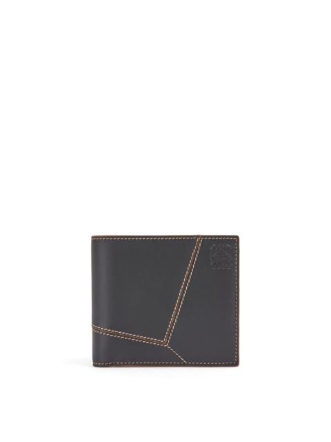 Loewe Puzzle stitches bifold coin wallet in smooth calfskin