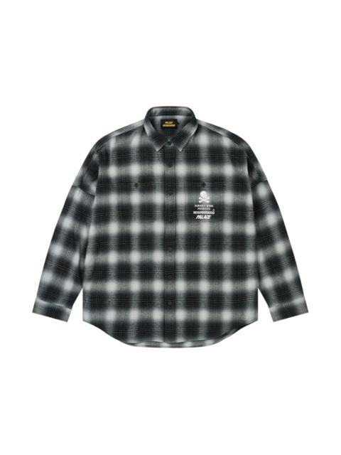 PALACE Palace x Neighborhood Shirt Grey Ombre Plaid