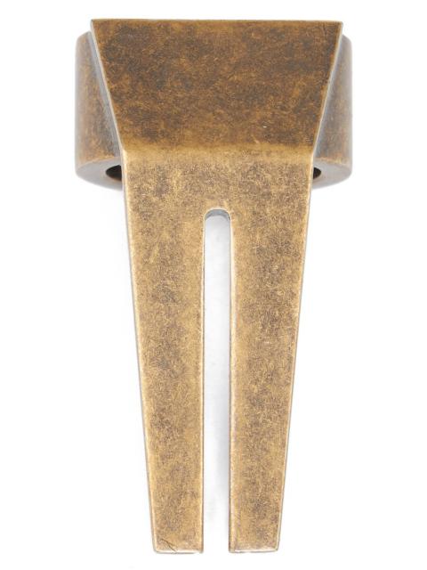 Rick Owens Gold Open Trunk Ring