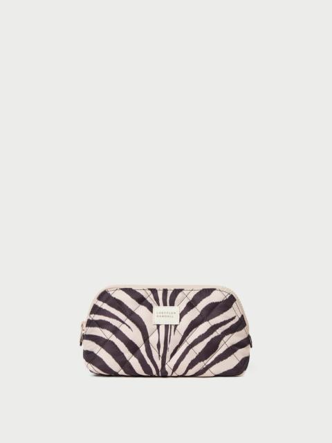 LOEFFLER RANDALL Georgette Zebra Mini Cosmetic Pouch