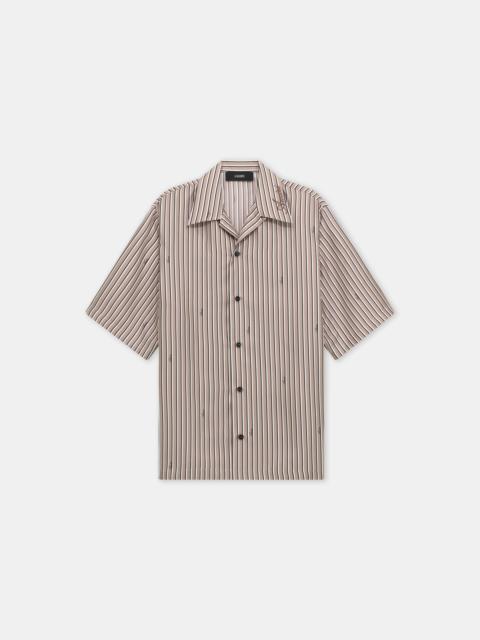 AMIRI AMIRI SCRIPT BOWLING SHIRT