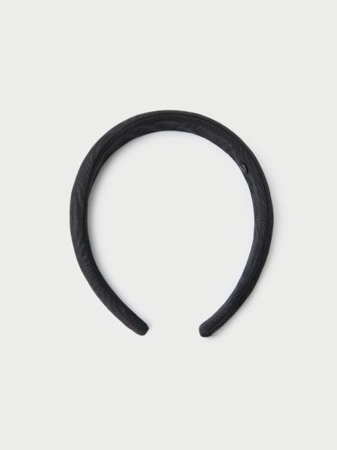 LOEFFLER RANDALL Marina Black Moiré Puffy Headband