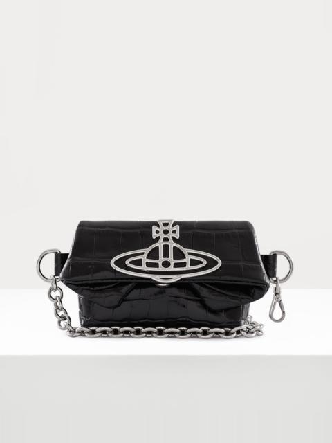 Vivienne Westwood CROCODILE MINI COURTNEY CHAIN BELT