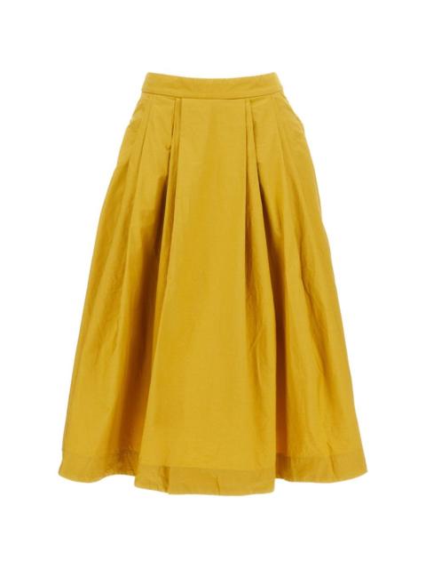 CASEY/CASEY Anarchic pleated-design midi skirt