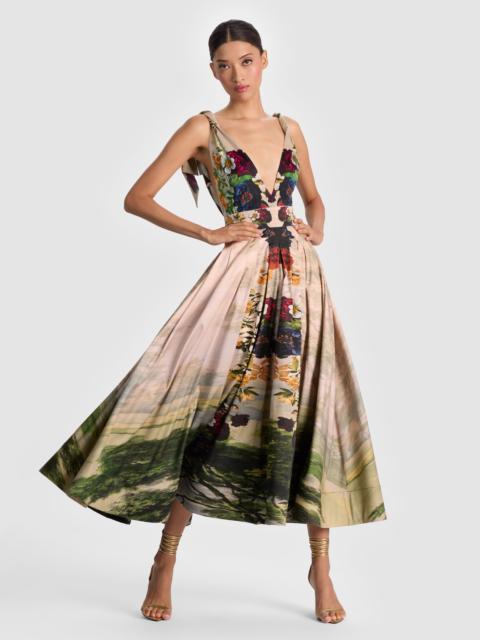 Alice + Olivia HANA MIDI DRESS