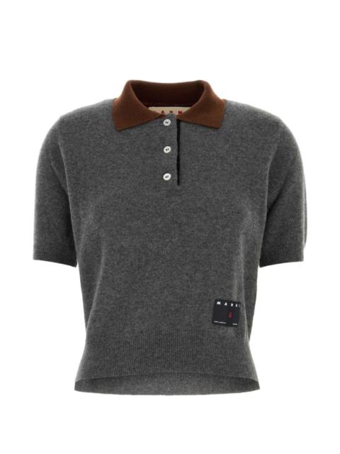 Marni cashmere polo shirt
