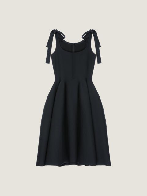Givenchy MIDI DRESS IN COMPACT KNIT WITH BOWS