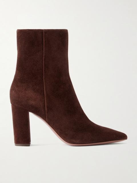 PARIS TEXAS Anja 85 Suede Ankle Boots