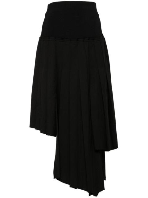 rokh pleated midi skirt