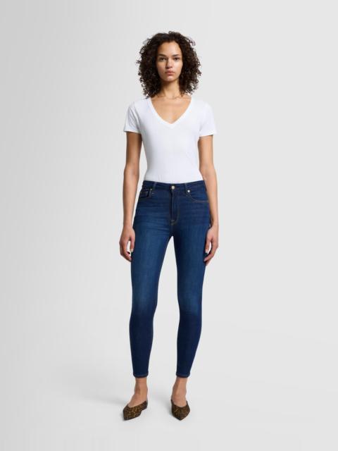 7 For All Mankind Slim Illusion High Waist Ankle Skinny in Tried and True