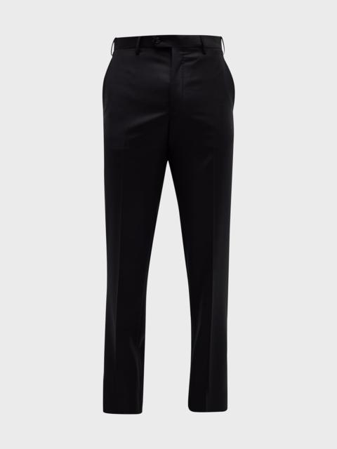 Men's Basic Solid Dress Trousers