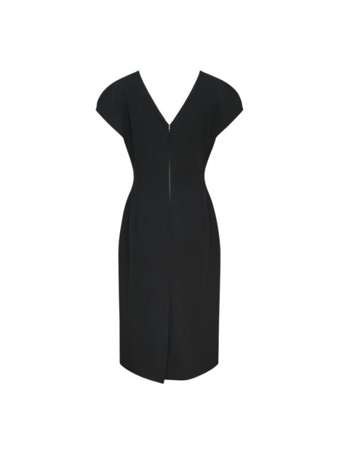 Jil Sander Fluid Wool Sheath Dress