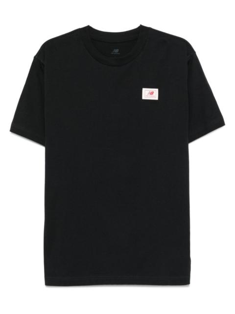 New Balance logo-patch T-shirt