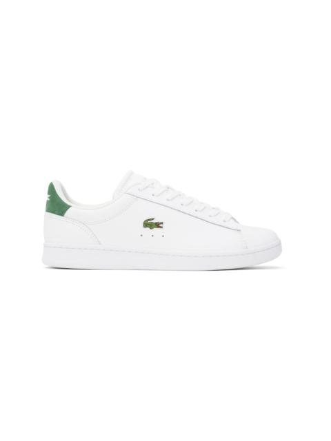 LACOSTE White Carnaby Set Leather Sneakers