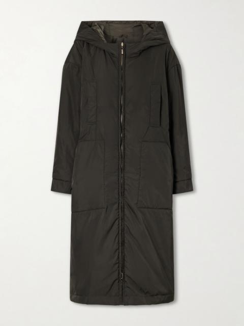 Max Mara Bosco padded shell coat Forest green