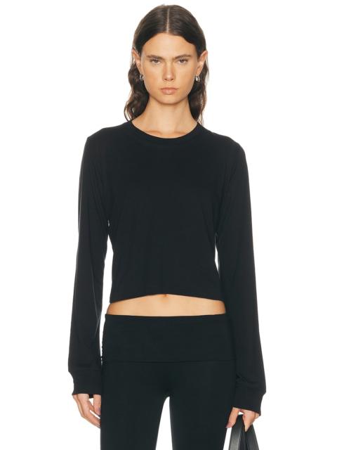 ÉTERNE Long Sleeve Boxy Tee
