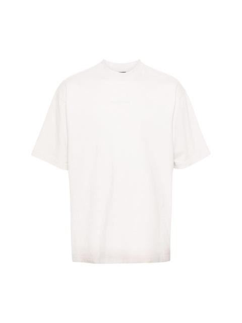 reflective-logo cotton T-shirt