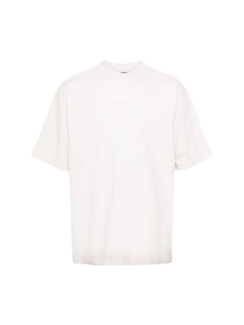 BALENCIAGA reflective-logo cotton T-shirt