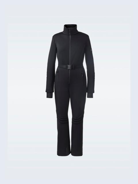 SHAWNA Techno fleece ski suit with articulated sleeves and knees