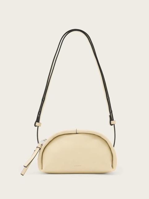 ALLSAINTS ROSALIE ARC LEATHER CROSSBODY BAG