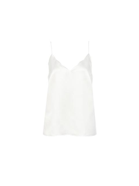 SCALLOP-EDGED SLEEVELESS TOP