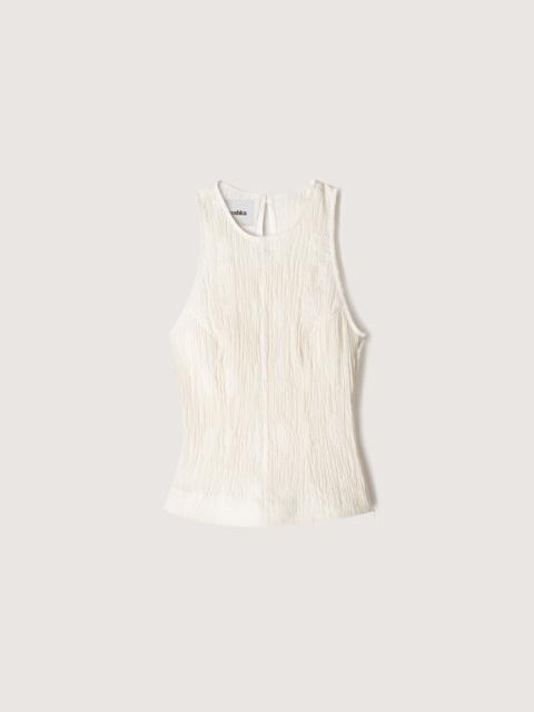 Nanushka Seersucker-Gauze Top