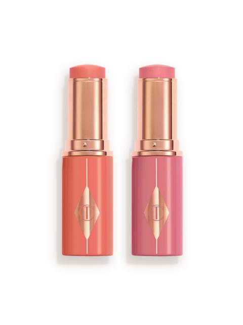 Charlotte Tilbury UNREAL BLUSH HEALTHY GLOW STICK DUO CHEEK KIT