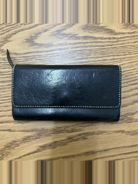 Other brands Japanese Brand - Vintage Artisan Leather Wallet w/ Riri Zip & HATO