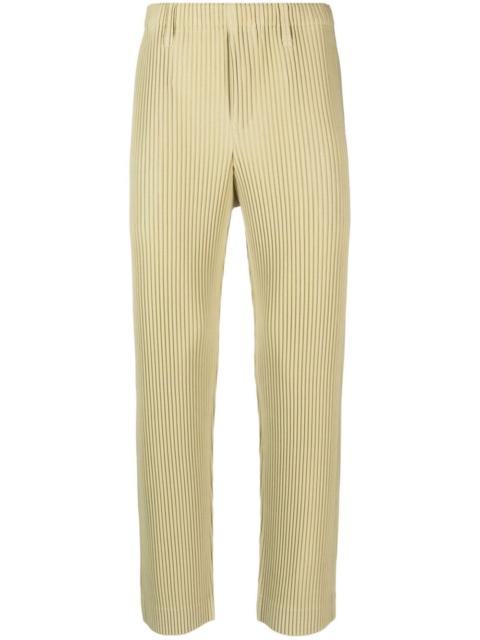 ISSEY MIYAKE pleated slim-cut trousers