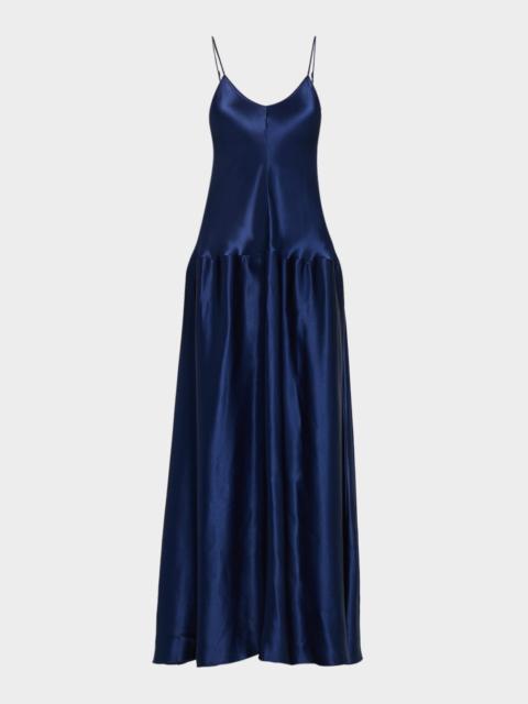 FFORME Layla Bias Cut Fit-&-Flare Maxi Dress