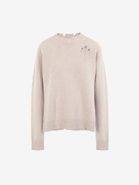 Maison Margiela Destroyed wool sweater