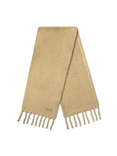 TOUS Sand-colored Muffler TOUS Crystal