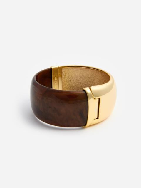 self-portrait Gold Tiger Eye Bangle