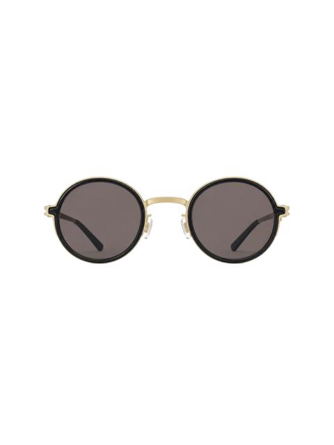MYKITA MYKITA X RIMOWA MR007 SUNGLASSES - TITAN/BLACK BROWN SOLID