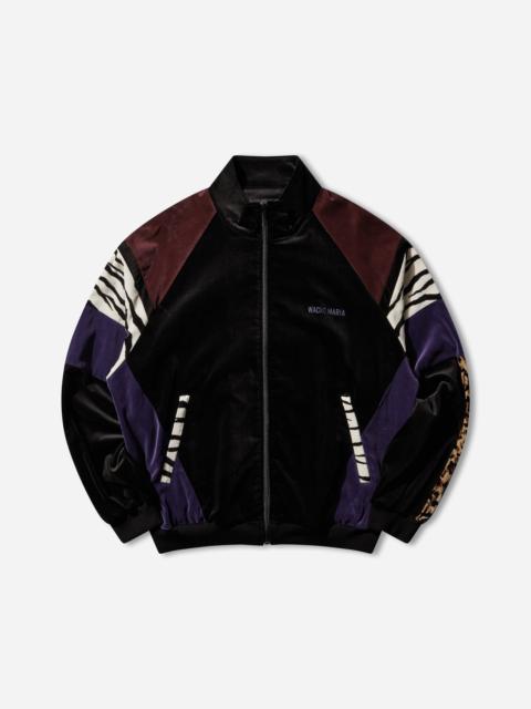 WACKO MARIA Men's Velveteen Track Jacket (Type-1) Black