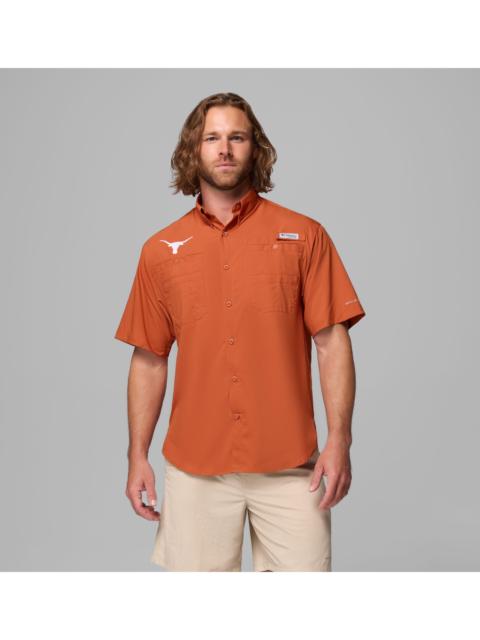 Columbia Men's Collegiate PFG Tamiami Short Sleeve Shirt - Texas
