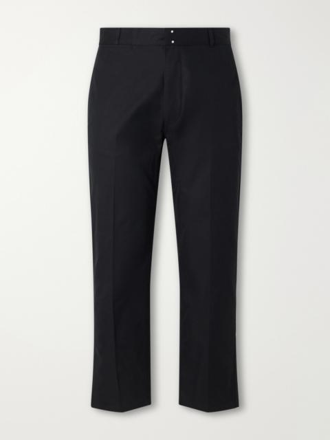 AMI Paris Parisian-Fit Straight-Leg Cotton-Gabardine Trousers