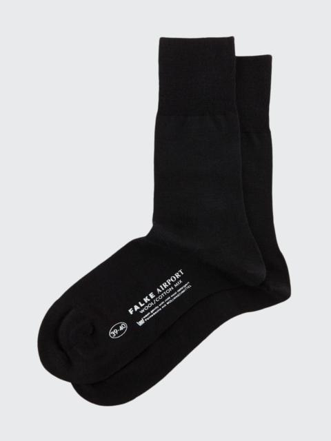 FALKE Airport Wool-Blend Socks