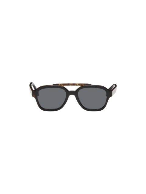 Black & Tortoiseshell Bilayer Sunglasses