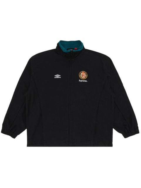 ジャケット・アウター Supreme Umbro  Ripstop Track Jacket  M Supreme Umbro Cotton Ripstop Track Jacket Black White Red