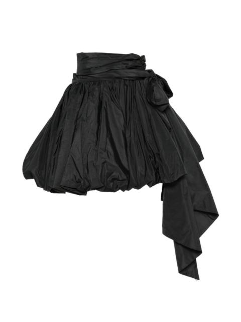Blumarine draped balloon mini skirt