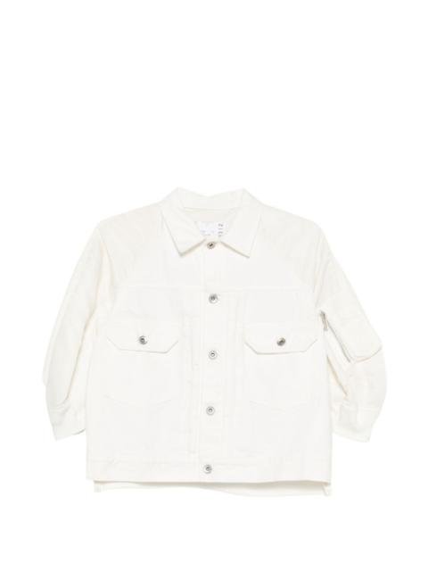 sacai flap pocket jacket