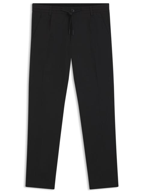 HUGO PERFORMANCE-STRETCH MODERN-FIT TROUSERS IN OTTOMAN FABRIC