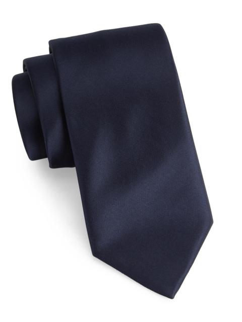 EMPORIO ARMANI Men's Silk Neck Tie - Night Blue