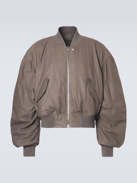 Rick Owens Secchia Flight leather bomber jacket