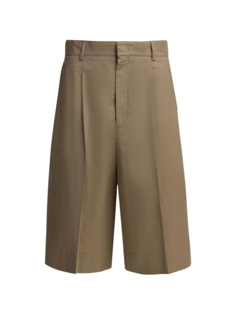 soeur Imogen pleated wide-leg shorts
